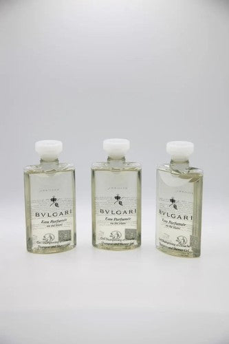 BVLGARI au thé Blanc (White Tea) Shampoo & Shower Gel-2.5 Fl oz / 75mL Pack Of 6